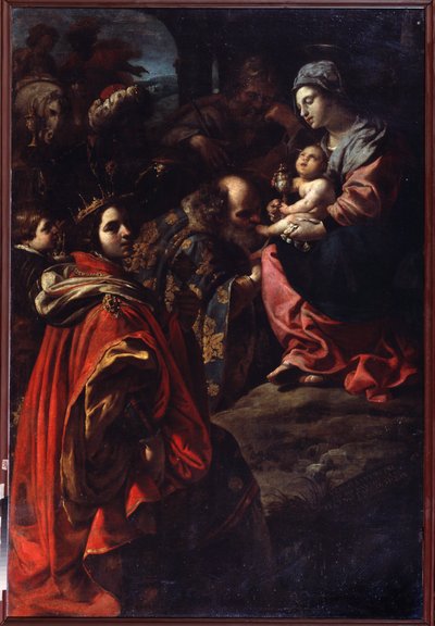 العشق من المجوس. لوحة لروتيليو مانيتي (1571-1639). زيت على قماش. الفن الإيطالي على الطراز الباروكي. متحف الدولة للفنون ، يكاترينبورغ ، روسيا. بواسطة راتيليو مانيتي