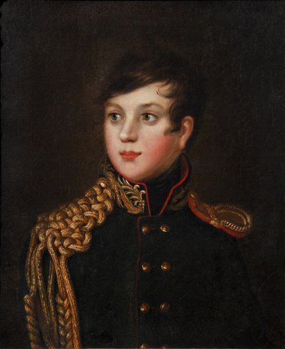 صورة للأمير الكسندر بافلوفيتش ستروجانوف 1795-1814 ، حوالي 1812 بواسطة اس اس سفينتسوف