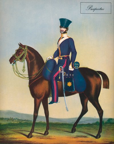 "التنين الخفيف الثالث عشر" ، c1830 بواسطة قصر لام
