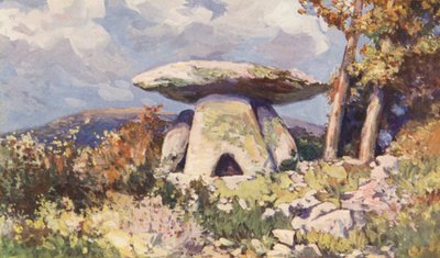 دولمن غراند مونت (طباعة حجرية ملونة) بواسطة سابين بارينج جولد