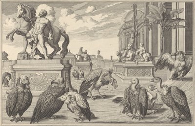 Residences Memorables de l'Incomporable Heros de Nôtre Siècle ، أو Edifices et Jardins d ... ، 1731-40. بواسطة سالومون الصغير