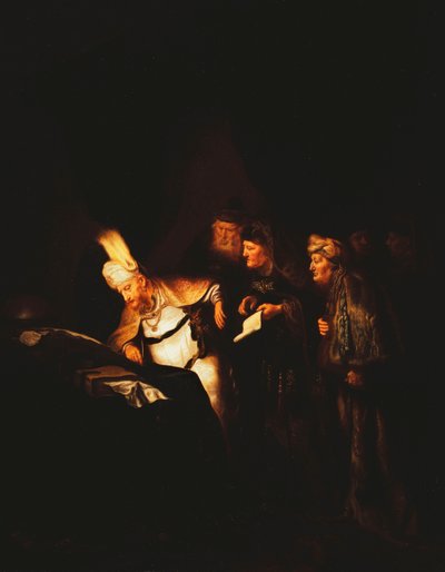 بونتيوس بيلاطس يرفض تغيير النقش ليتم وضعه على صليب المسيح ، 1641 بواسطة سالومون كونينك
