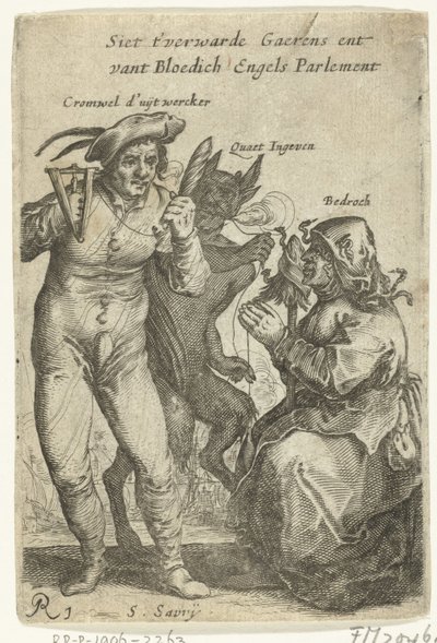 كارتون على كرومويل ، ج.1652-1654 Siet t 