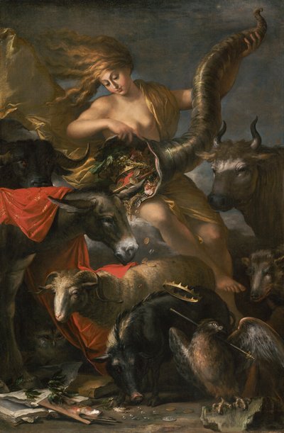 رمزية الحظ ، c.1658-9 بواسطة سلفاتور روزا