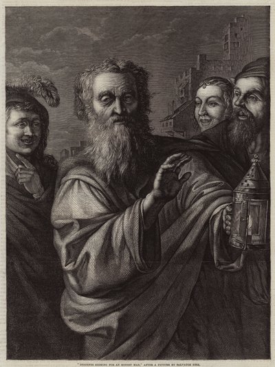 Diogenes تبحث عن رجل نزيه بواسطة سلفاتور روزا
