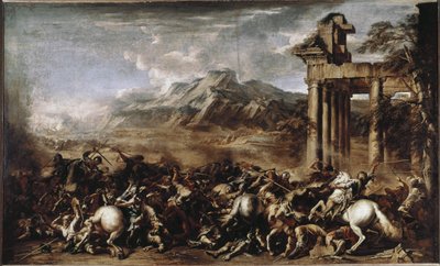 Heroic Battle (oil on canvas بواسطة سلفاتور روزا