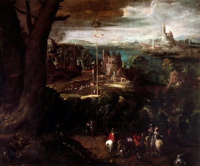 Marine, School of Salvator Rosa بواسطة سلفاتور روزا