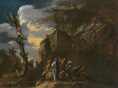 صلب متعدد الكرات ، ج. 1664. بواسطة سلفاتور روزا