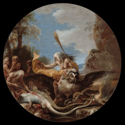 مشاهد السحر: يوم ، ج. 1645-1649. بواسطة سلفاتور روزا