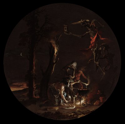 مشاهد السحر: مساء ، ج. 1645-1649. بواسطة سلفاتور روزا