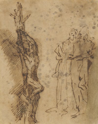 دراسة Polycrates؟ صلب ، c.1662 بواسطة سلفاتور روزا