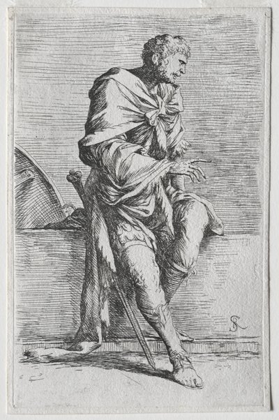 سلسلة التمثال: فيجورينا ، 1656-57. بواسطة سلفاتور روزا