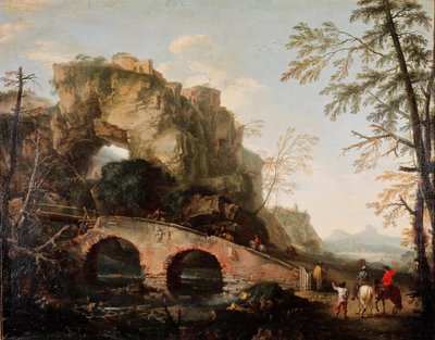 الجسر يكسر لوحة سالفاتور (سالفاتور) روزا (1615-1673) 1640 تقريبًا. خافت. 106x127 سم فلورنسا ، قصر بيتي ، جاليريا بالاتينا بواسطة سلفاتور روزا