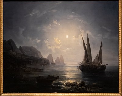 الموسيقى الهادئة في كابري ، حوالي 1843 (زيت على قماش) بواسطة سالفاتور فيرغولا