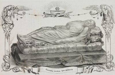 حجاب المسيح بواسطة جوزيبي سانمارتينو (حوالي 1720-1793) ، كابيلا سانسيفيرو ، نابولي ، كامبانيا ، إيطاليا ، طباعة حجرية لسلفاتور بوليا من بوليوراما بيتوريسكو ، رقم 33 ، 26 مارس بواسطة سلفاتور بوليا