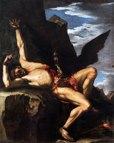 تعذيب بروميثيوس ، ج. 1647-1648. بواسطة سالفاتور روزا
