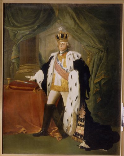 صورة لإمبراطور روسيا بول الأول (1754-1801) ، مرتديًا زي فارس من فرسان مالطا. (صورة للإمبراطور بولس الأول لروسيا ، في لباس فارس النظام المالطي). لوحة لسلفاتور تونسي (1756-1844) ، زيت على قماش بواسطة سالفاتور تونسي