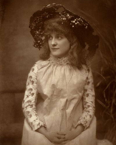 ميني بالمر ، الممثلة الأمريكية ، 1884 بواسطة Samuel A Walker