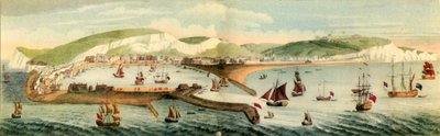 'The South Prospect of Dover، in the County of Kent'، 1749، 1942 بواسطة ناثانيال باك