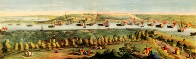 The West Prospect of His Majestys Dock-Yard ، في تشاثام ، ١٧٣٨ ، ١٩٤٢ بواسطة ناثانيال باك