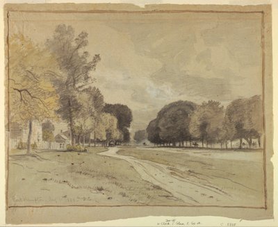 رسم، الشارع الرئيسي، إيست هامبتون، لونغ آيلاند، 11 أغسطس 1880 بواسطة صموئيل كولمان