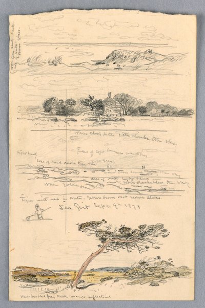 رسم، اسكتشات من سي غيرت، نيو جيرسي، نيوجيرسي، سبتمبر 1878 بواسطة صموئيل كولمان