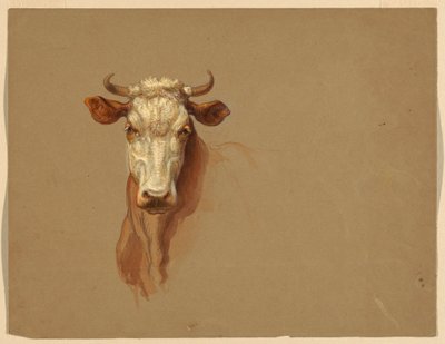 رسم، دراستان.  ماشية، 1876 بواسطة صموئيل كولمان