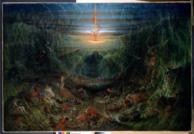 خروج إسرائيل من مصر ، 1840 بواسطة Samuel Colman