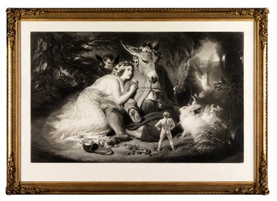حلم ليلة منتصف الصيف (mezzotint) بواسطة صموئيل كوزينز