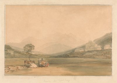 سنودون من Capel Curig بواسطة صموئيل ديفيس