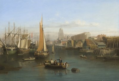 سانت ماري ريدكليف وريدكليف موكب من جسر شارع الأمير ، حوالي عام 1826 (زيت على قماش) بواسطة صموئيل جاكسون