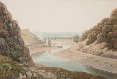 The Avon and Old Hotwell House من سانت فنسنت روكس ، ج. 1825 بواسطة صموئيل جاكسون