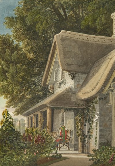 لودج في برومويل هاوس ، ج. 1824 بواسطة صموئيل جاكسون