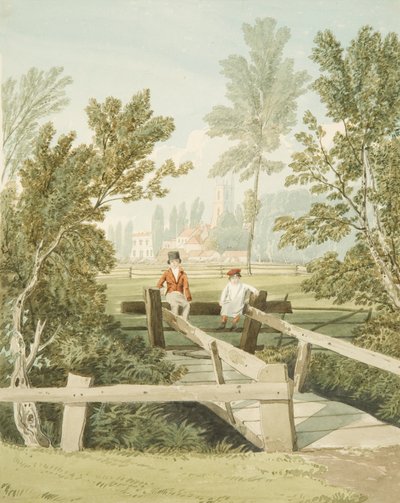 ولدان على العتبة في Brislington Brook ، حوالي عام 1824 بواسطة صموئيل جاكسون