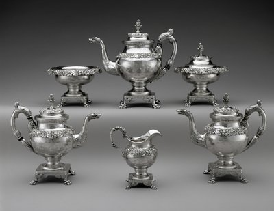 Tea and Coffee Service, c. 1824-1829 (silver) بواسطة صموئيل كيرك