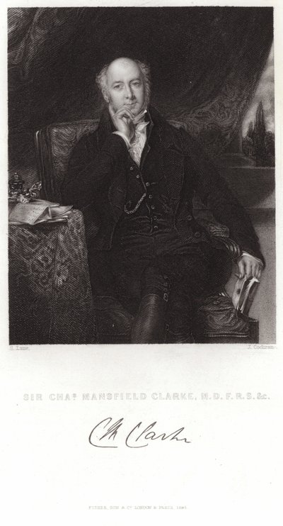 صورة السير تشارلز مانسفيلد كلارك بواسطة صموئيل لين