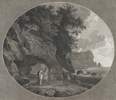 العاصفة ، الفصل الأول: فرديناند وميراندا ، 1788. بواسطة صموئيل ميديمان