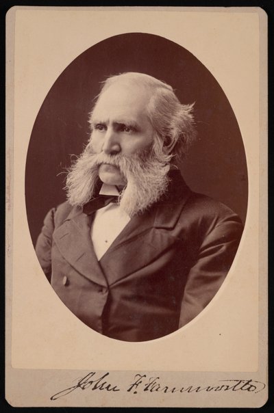 صورة لجون فرانكلين فارنسورث 1820-1897 ، قبل عام 1897. بواسطة صموئيل مونتاج فاسيت