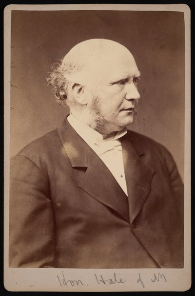 صورة لروبرت سافورد هيل 1822-1881 ، قبل عام 1881. بواسطة صموئيل مونتاج فاسيت