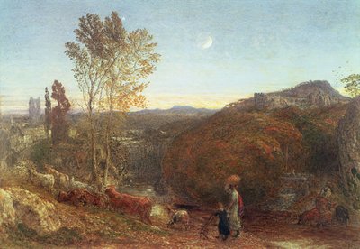 العودة إلى المنزل في وقت حظر التجول بواسطة Samuel Palmer