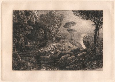 Moeris و Galatea بواسطة صموئيل بالمر