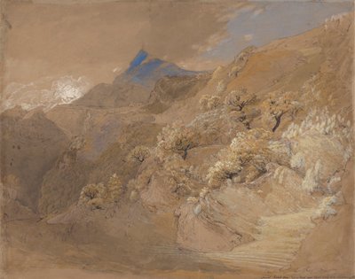جبل Siabod من Tyn-y-Coed بالقرب من Capel Curig بواسطة صموئيل بالمر
