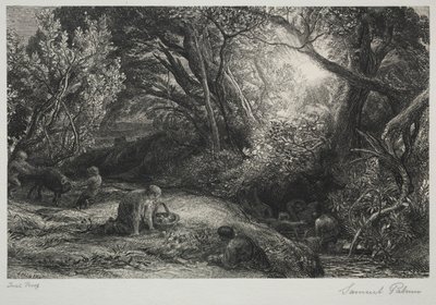 صباح الحياة ، 1860-1861. بواسطة صموئيل بالمر