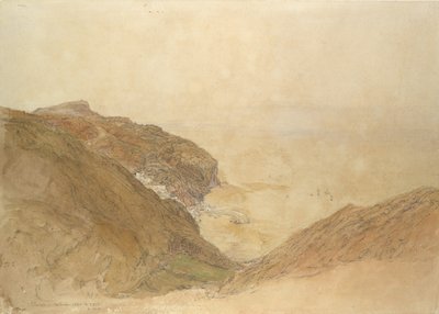 منظر لكلوفيلي ، ديفون ، كاليفورنيا. 1848-49. بواسطة صموئيل بالمر
