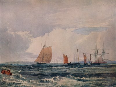 قبالة بليموث ، c1827 بواسطة صموئيل بروت