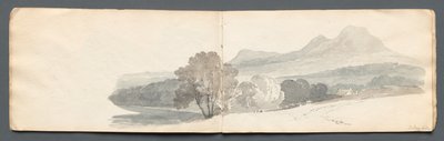 كراسة الرسم: Eildon Hills ، 1814. بواسطة صموئيل بروت