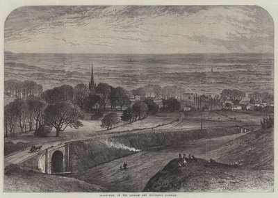 ليدنهام ، على خط سكك حديد لينكولن وهونينغتون بواسطة صموئيل ريد