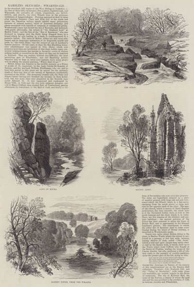 رسومات متعرجة ، Wharfedale بواسطة Samuel Read
