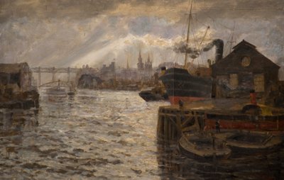The Tyne with High Level Bridge ، 1920 بواسطة صموئيل سايكس