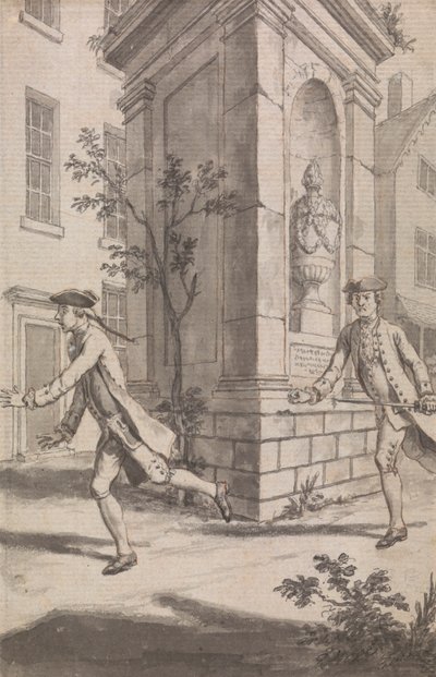 السعي (على الأرجح تصميم لـ Tyburn Chronicle) بواسطة صموئيل ويل